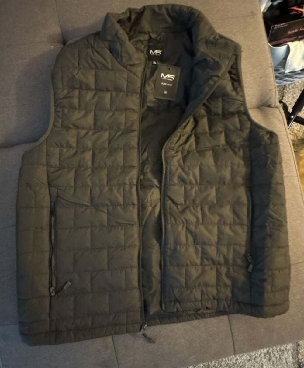 Mack Russo Men's Zip-Up Puff Vest